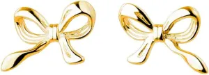 14K Gold Plated Sterling Silver Post Bow Stud Earrings Party Jewelry Christmas Gifts for Women