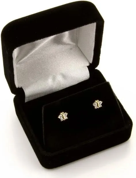 14k REAL Yellow OR White Gold Freshwater Cultured Pearl Stud Earrings with Screw Back- 3 Different Size Avilable