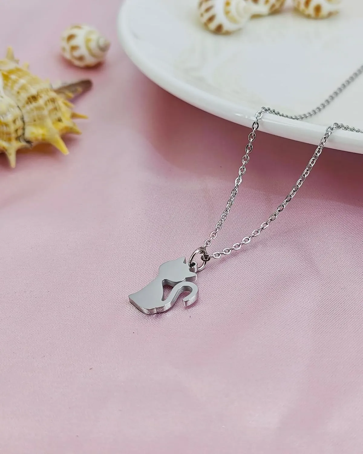 18 2 Inch Stainless Steel Spirit Animals Chain Necklace Jewelry Gifts for Women Teens, Pet Loss Gift Animal Pet Lovers Necklace.