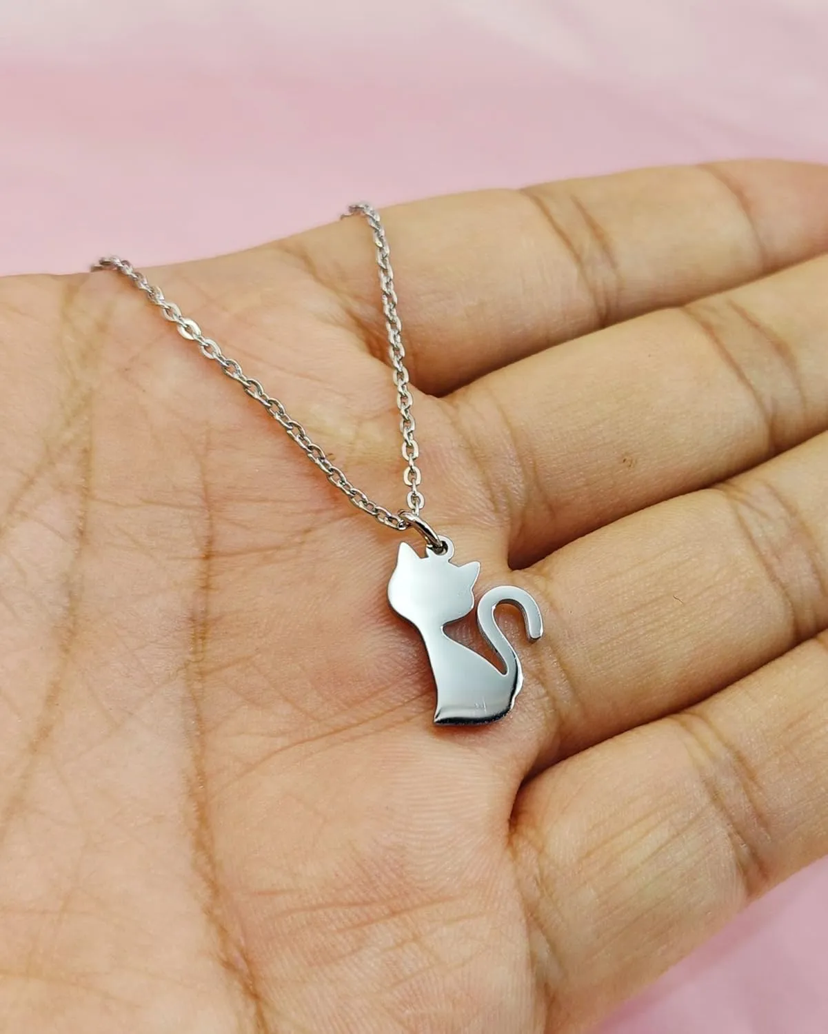 18 2 Inch Stainless Steel Spirit Animals Chain Necklace Jewelry Gifts for Women Teens, Pet Loss Gift Animal Pet Lovers Necklace.