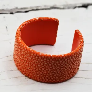 35mm orange coloured stingray bangle