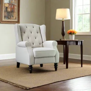 Abbyson Living Sherry Fabric Pushback Recliner Chair