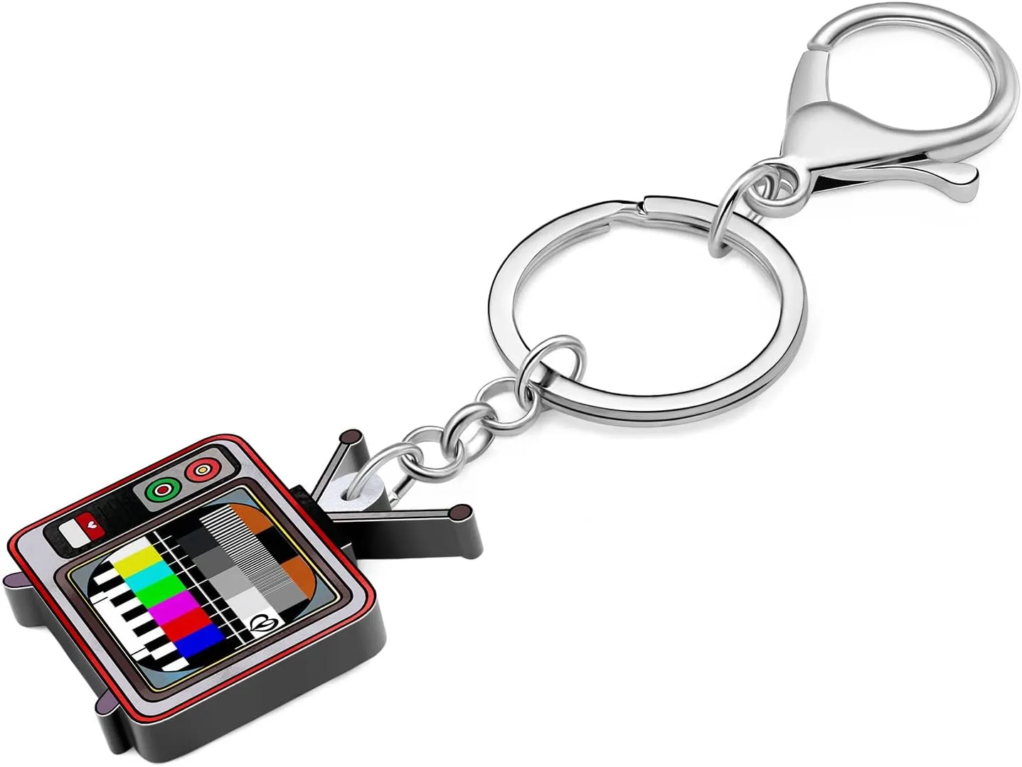 Acrylic Vintage Cassette Tape Keychain Retro 90s 80s Accessories for Women Girls Backpack Purse Charms