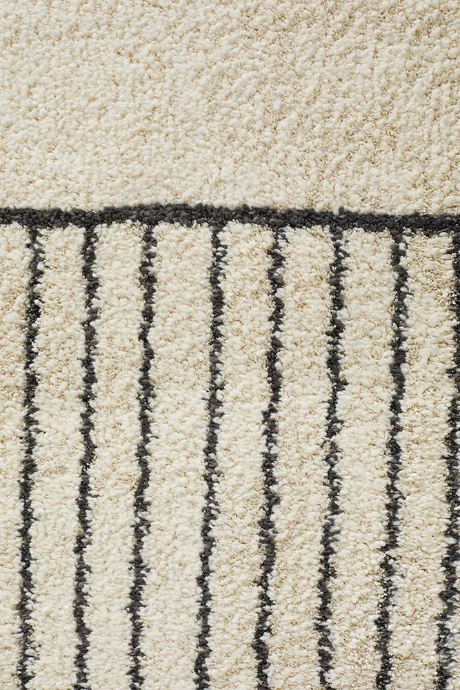 Adina Ivy Modern Ivory Rug