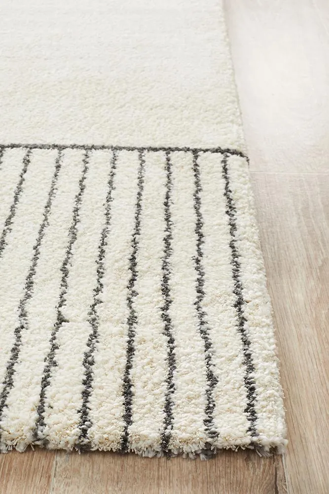 Adina Ivy Modern Ivory Rug