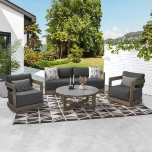 Agio Menorca 4-piece Outdoor Deep Seating Set