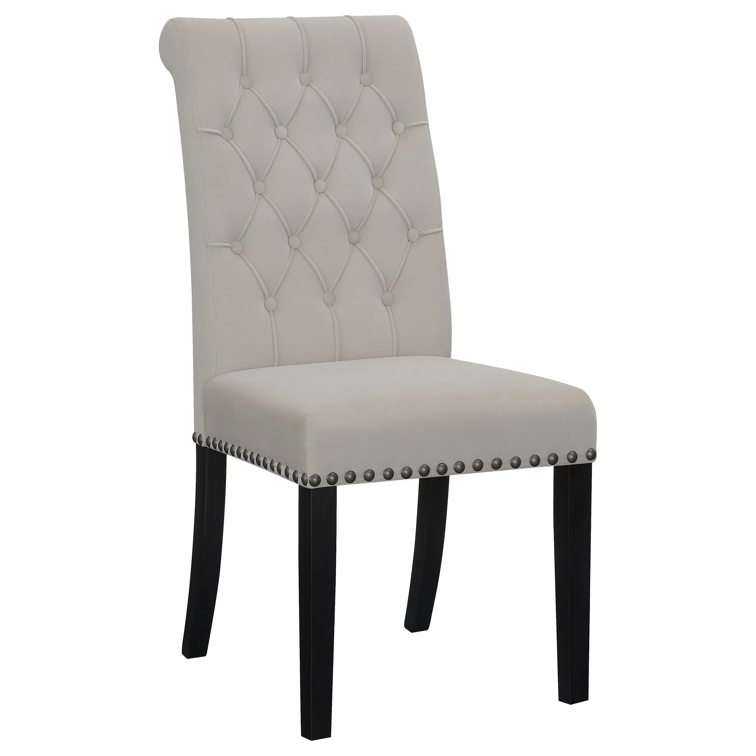 Alana Tufted Side Chairs with Nailhead Trim (Set of 2)
