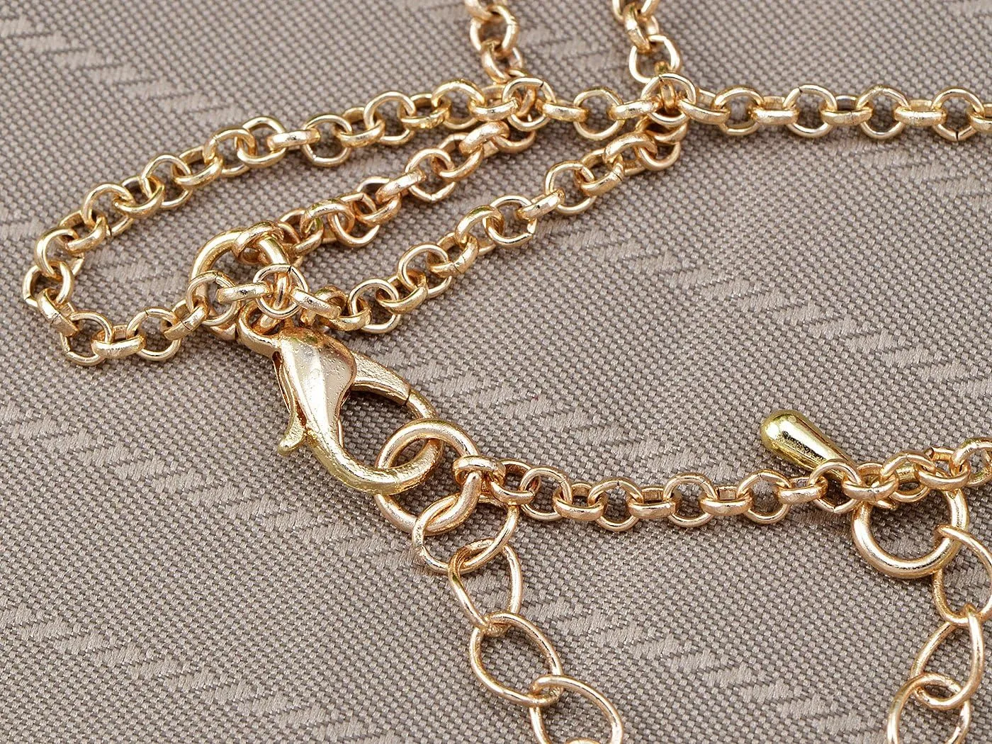 Alilang Rose Gold Champagne Tone Crystal Teardrop Cluster Chunky Statement Bib Pendant Necklace