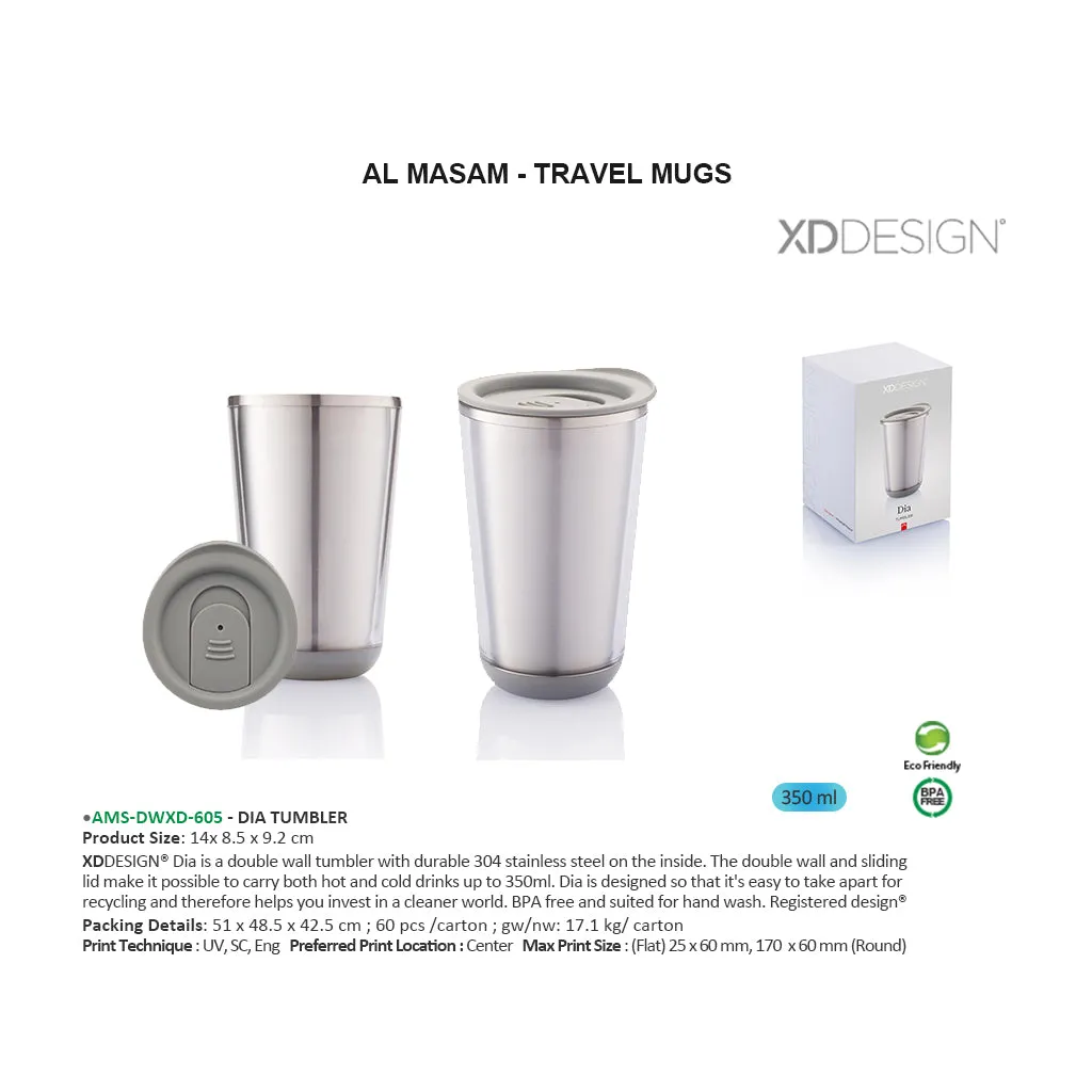 AMS-DWXD-605- DIA TUMBLER