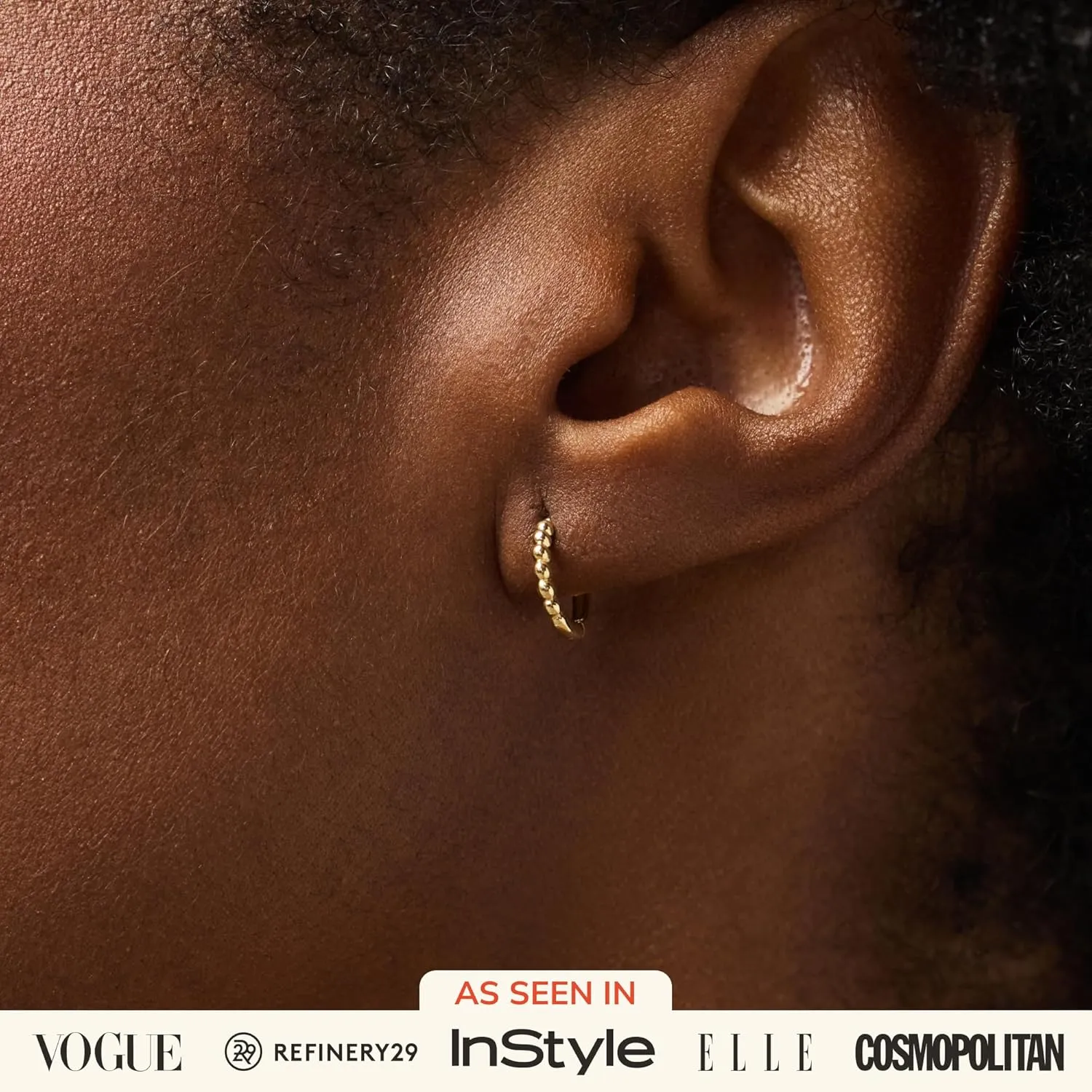 Ana Luisa 10K Solid Small Gold Hoop Earrings for Women  Hoop Earrings for Women Hypoallergenic, Water-Resistant, Recycled Solid Gold Jewelry for Everyday Wear  Dainty Jewelry