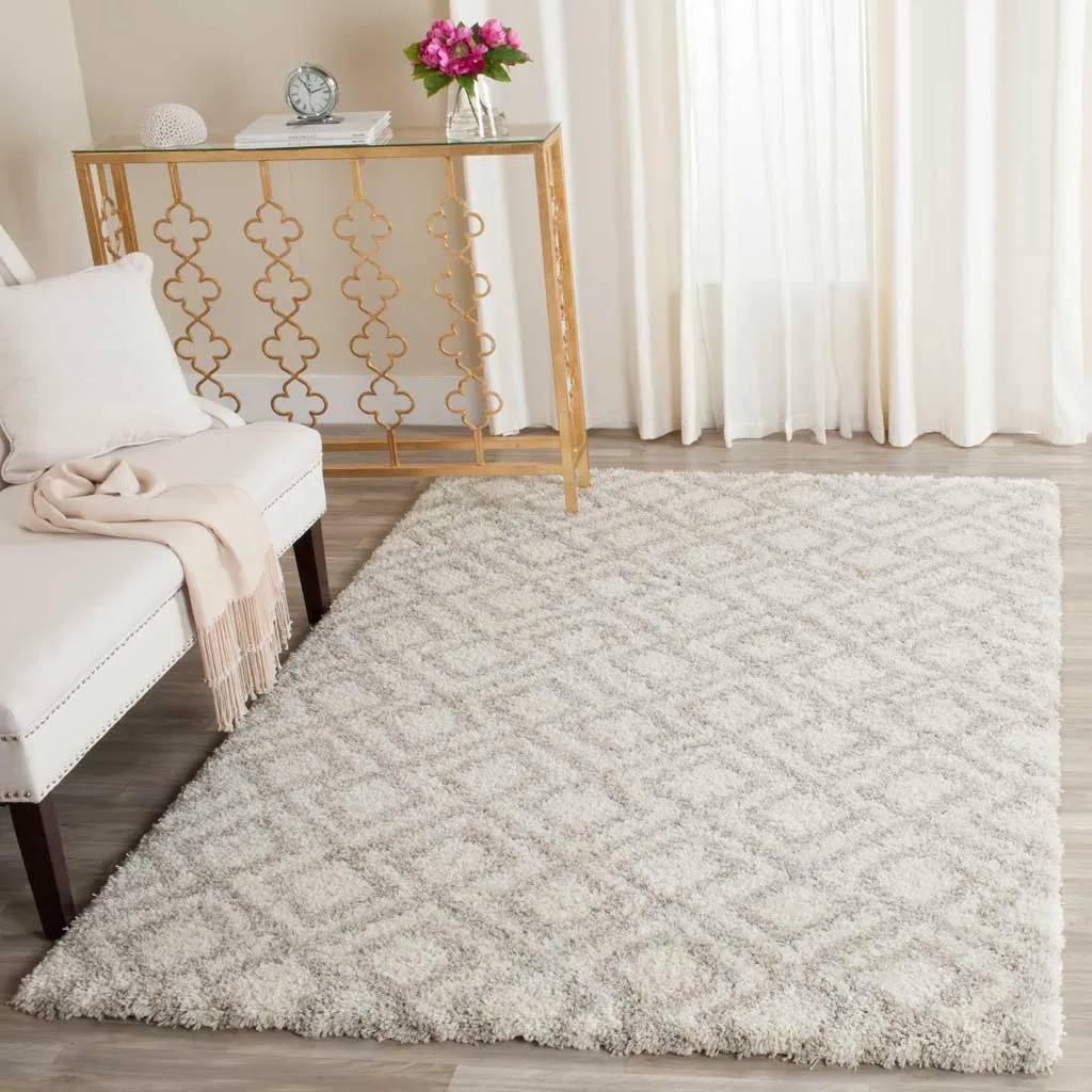 Arizona Shag Ivory/Beige Area Rug