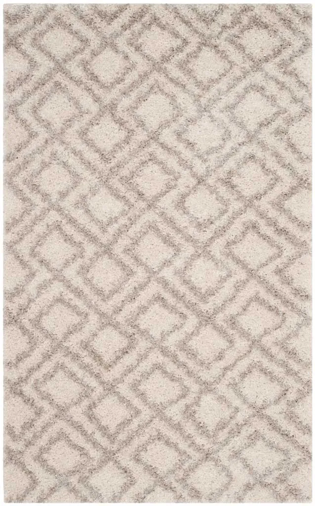 Arizona Shag Ivory/Beige Area Rug