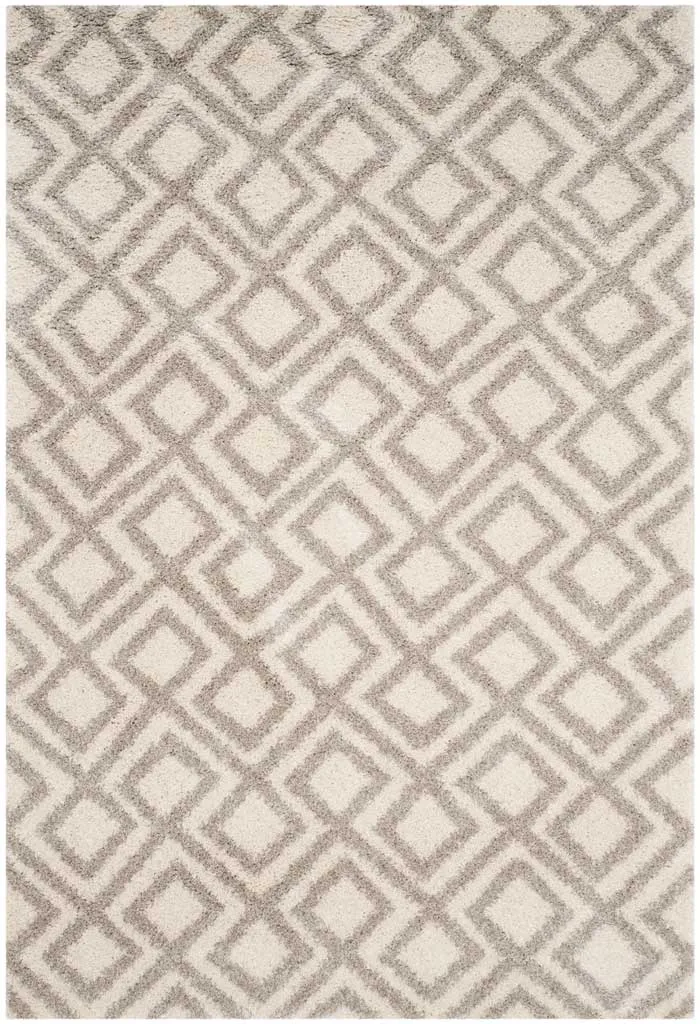 Arizona Shag Ivory/Beige Area Rug