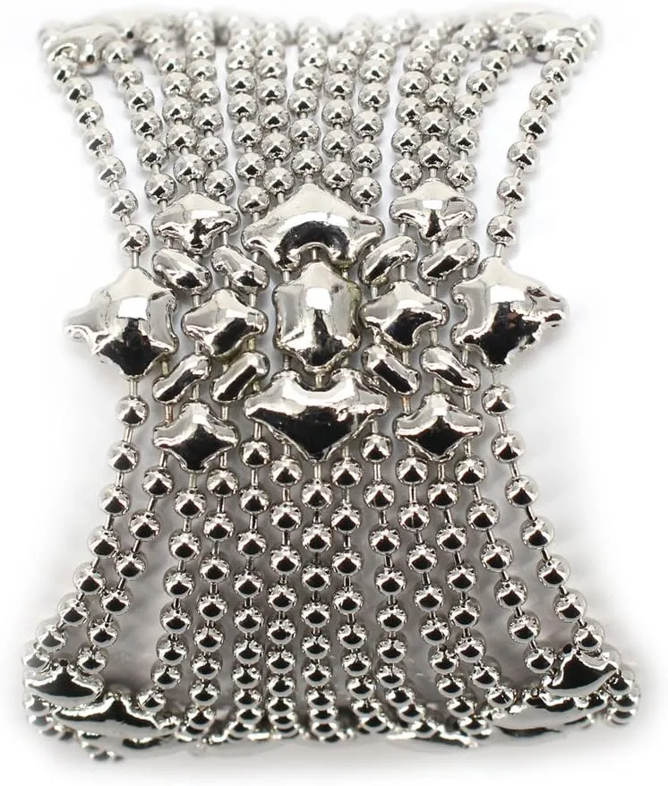 B77-N Chrome Finish Bracelet - Liquid Metal by Sergio Gutierrez