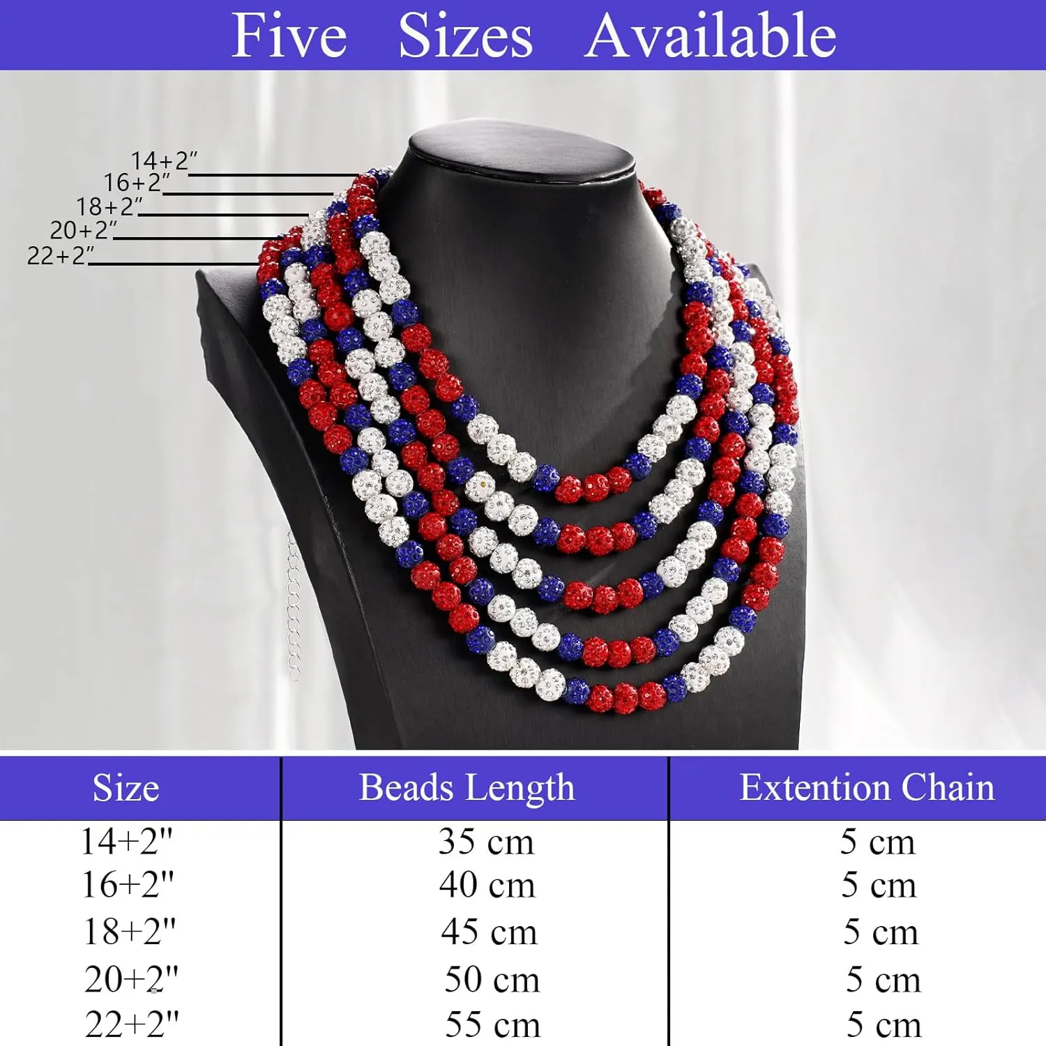 Baseball Necklace, Baseball Bead Necklace, 14/16/18/20/22 2" Adjustable Baseball Necklace for Men, lce Collection Necklace, Baseball Bling Necklace, Inspired Sports Jewelry Gift