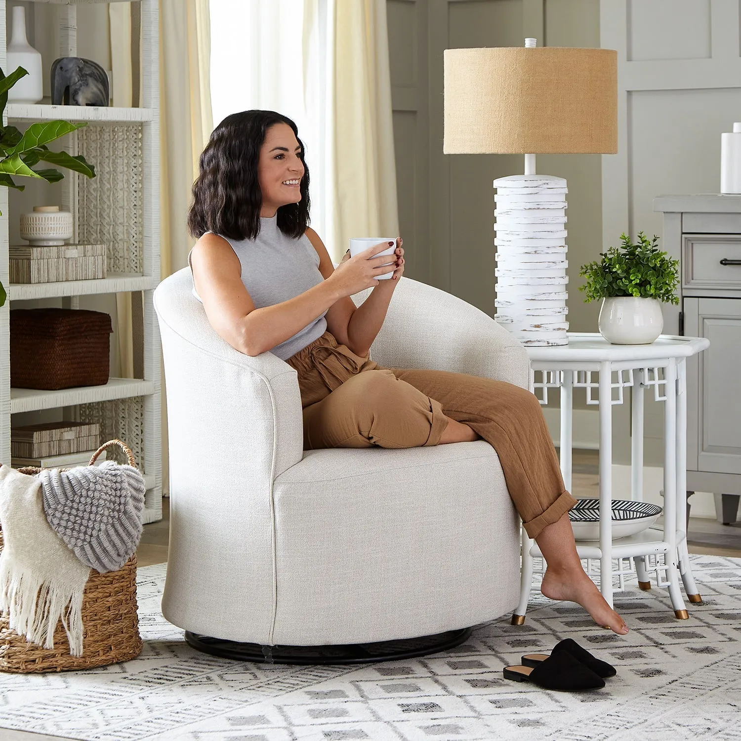 Best Chairs Kahlari Swivel Glider