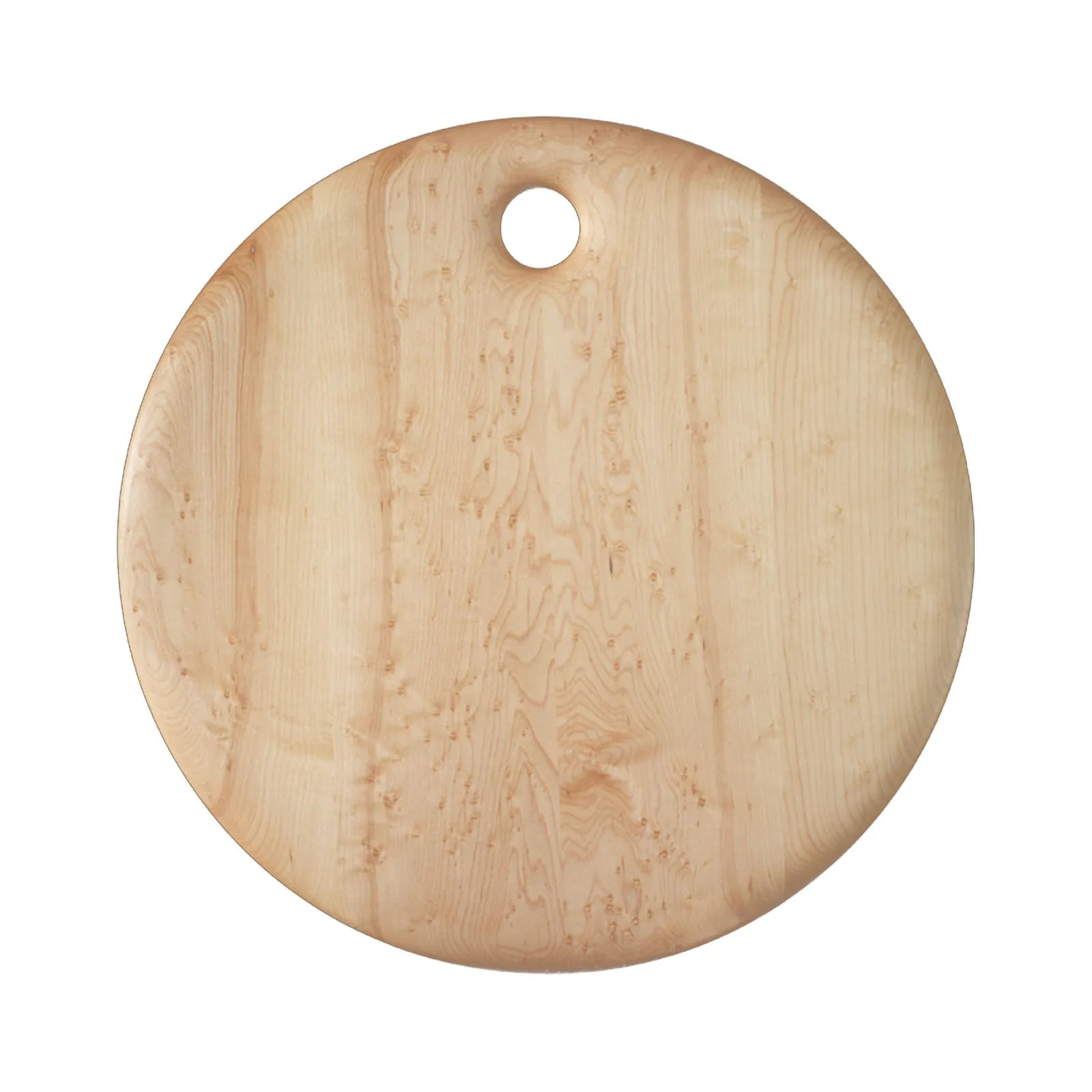 Bird's-Eye Maple Round Cutting Board #7