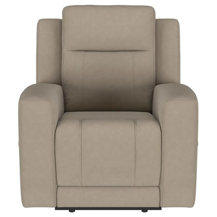 Brentwood Upholstered Recliner Chair Taupe