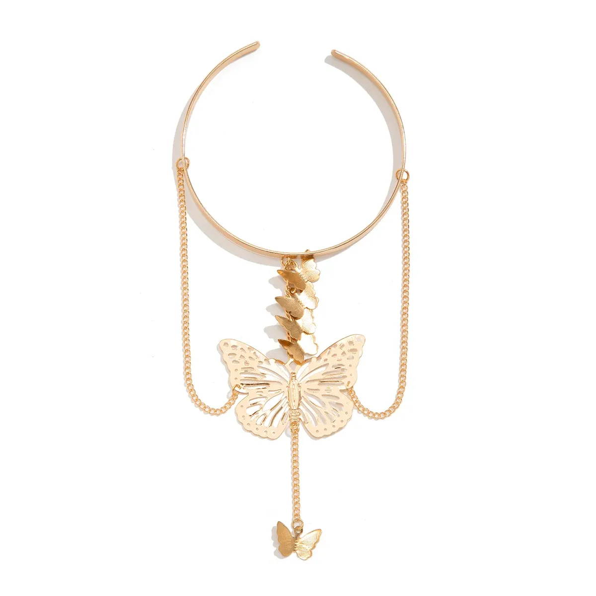 Butterfly Tassel Chain Bangles