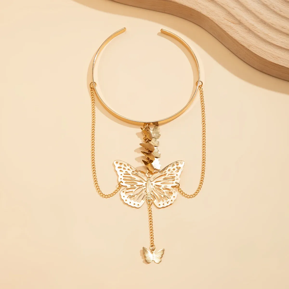Butterfly Tassel Chain Bangles