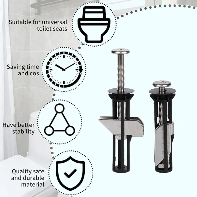 Buy 1 Get 1 FreeHeavy Duty Toilet Seat Fastener Bolt kit