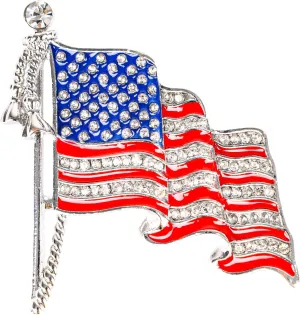 CCINEE America Brooch Trump Word Lable Souvenir Pin Badge Brooch for Patriotic Medal Take America Back Gift
