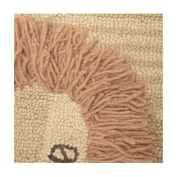 Crane Lion Shape Wool Rug - Kendi