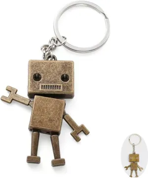Cute Keychain Pendant, Large Key Ring, Robot Bag Purse Charms, Couple Pendant, Keyring Pendant, Key Decoration Creative Gifts for Women Men