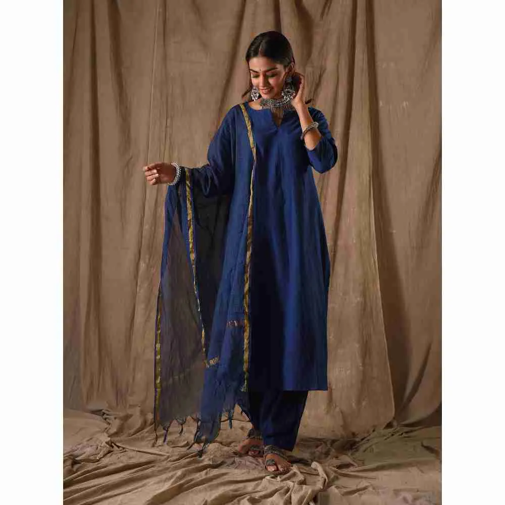DIMPLE DESIGN STUDIO Navy Doria (Set of 3)