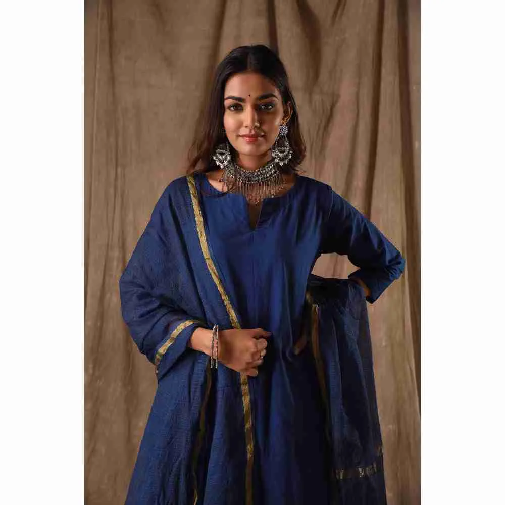DIMPLE DESIGN STUDIO Navy Doria (Set of 3)