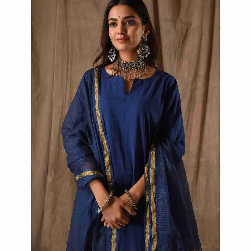 DIMPLE DESIGN STUDIO Navy Doria (Set of 3)