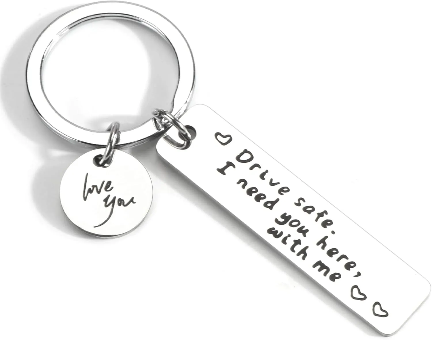 Drive Safe Keychain, New Driver Gifts for Boyfriend, Drive Safe Gifts for Him,Son Keychain from Mom