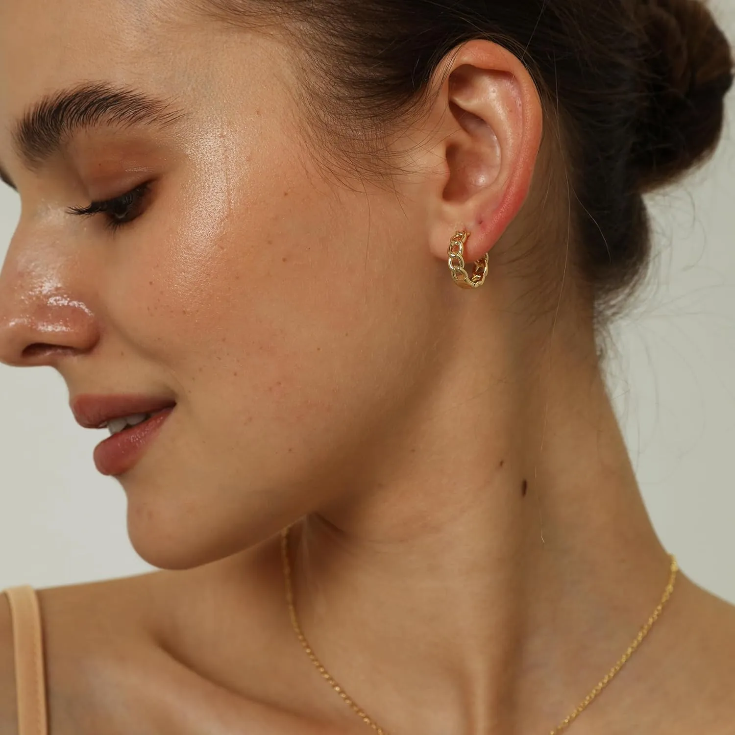 Ewrkbr Pearl Earrings for Women,Dainty 14k Gold Plated Pearl Drop Earrings Cute Gold Pearl Bow Earrings for Women Trendy Gold Pearl Dangle Earrings Charm Gold Jewelry Wedding Earrings for Brides