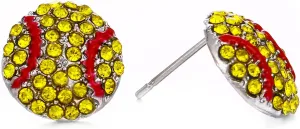 Football Earrings, Basketball Soccer Volleyball Baseball Sports Jewelry for Women