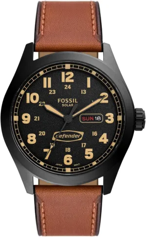 Fossil Men's Defender Solar-Powered Stainless Steel Watch