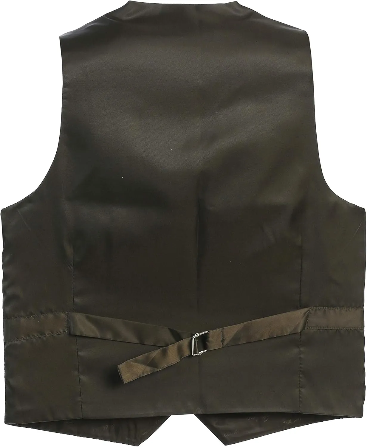 Gioberti Boy's Tweed Plaid Formal Suit Vest