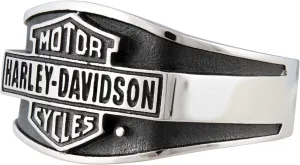 Harley-Davidson Men's Vintage Bar & Shield Signet Ring, Stainless Steel