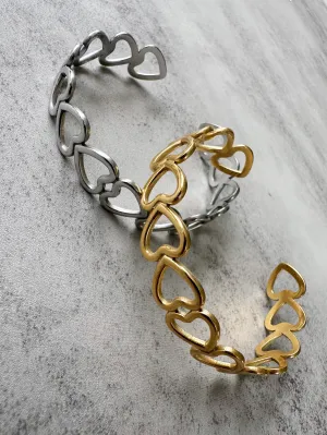 Heart Shaped Bangles