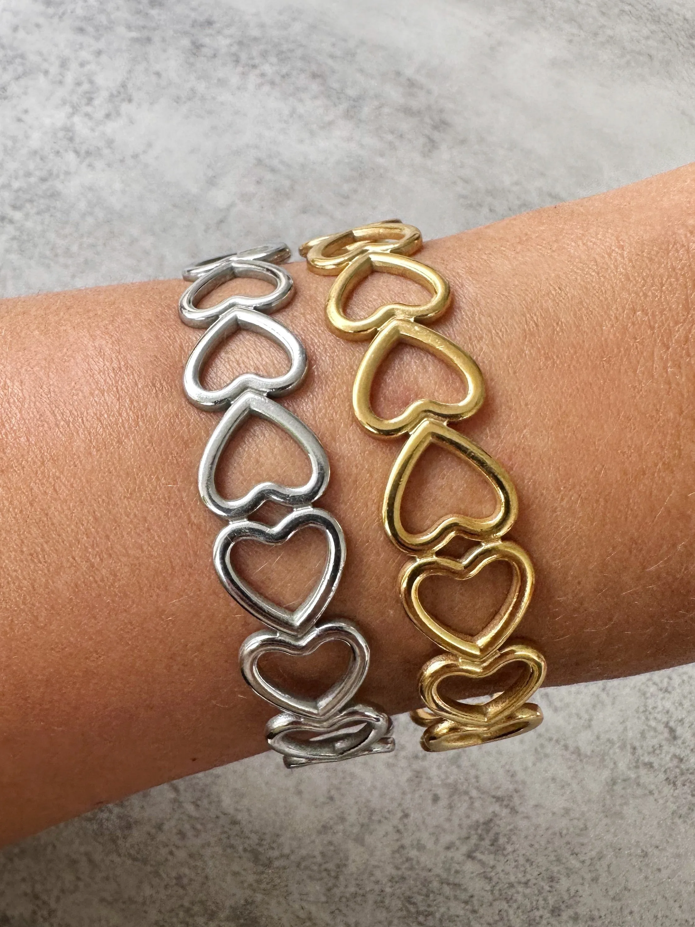 Heart Shaped Bangles