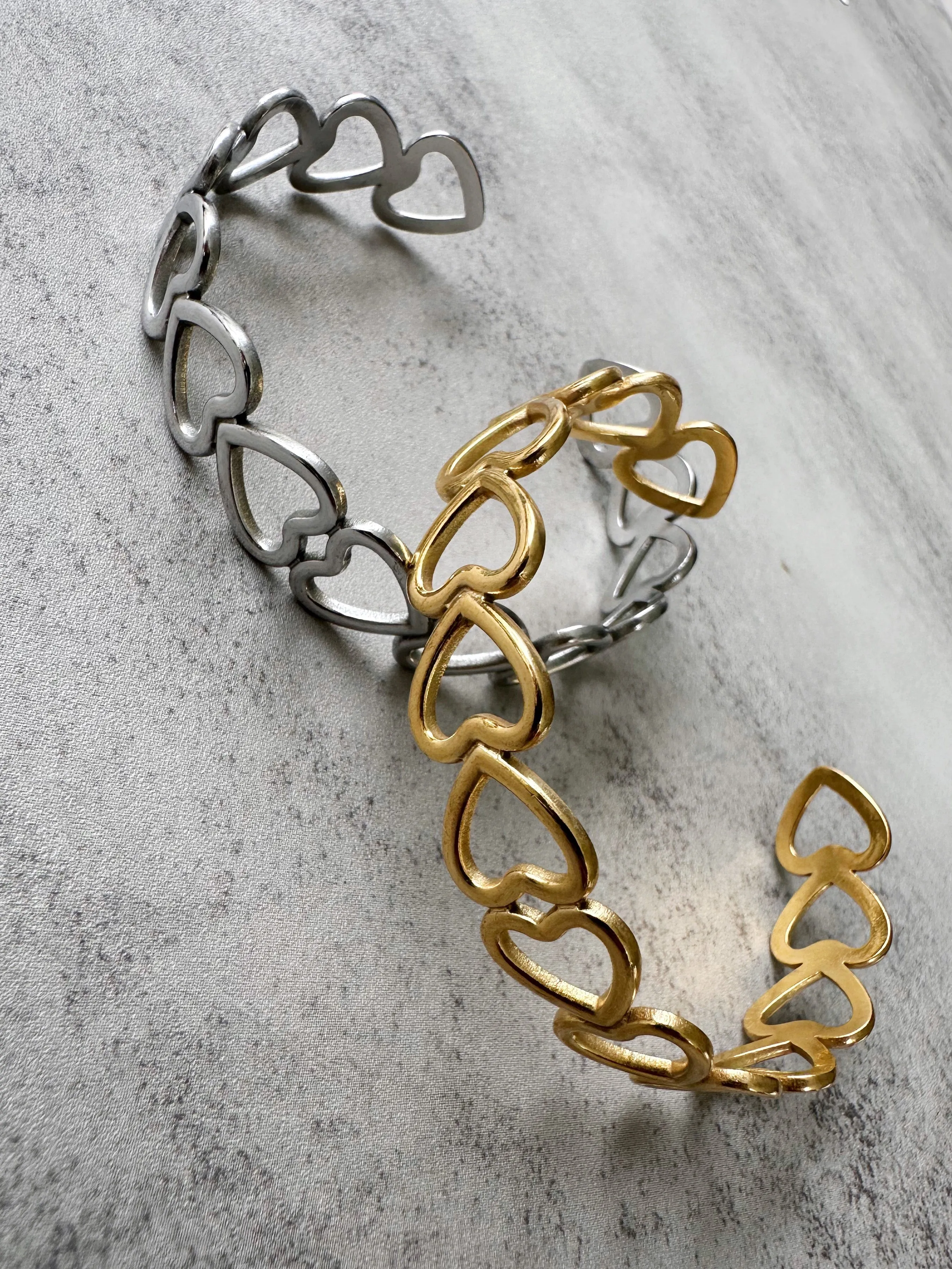 Heart Shaped Bangles