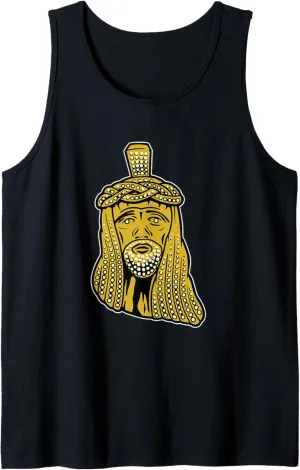Jesus Piece shirt, Vintage Rap, Jesus pendant hip-hop chain Tank Top