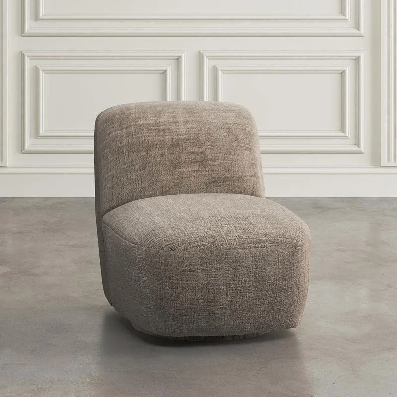 Josie Swivel Accent Chair in Mink or Snow