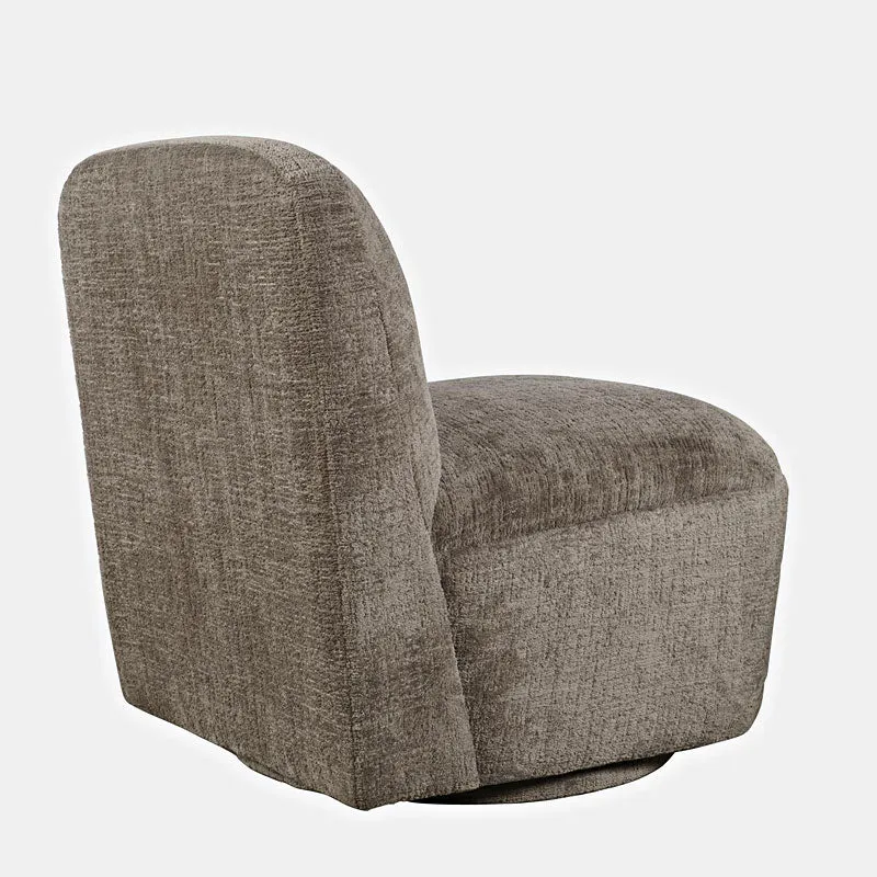 Josie Swivel Accent Chair in Mink or Snow