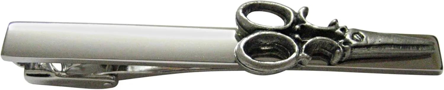 Kiola Designs Textured Scissor Square Tie Clip