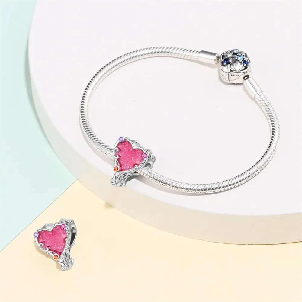 KUNSIR Charms Beads fits Pandora Charm bracelets for Woman 925 Sterling Silver Dangle Pendant Bead Jewelry Beads Gifts Happy Birthday Charms for Women Bracelet&Necklace