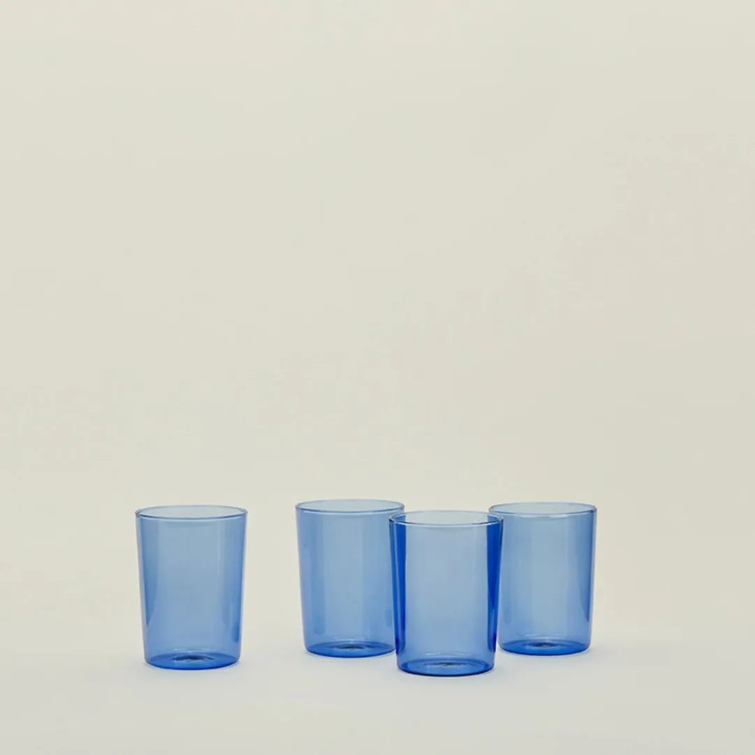 Large Essential Glassware Set of 4 (Blue)