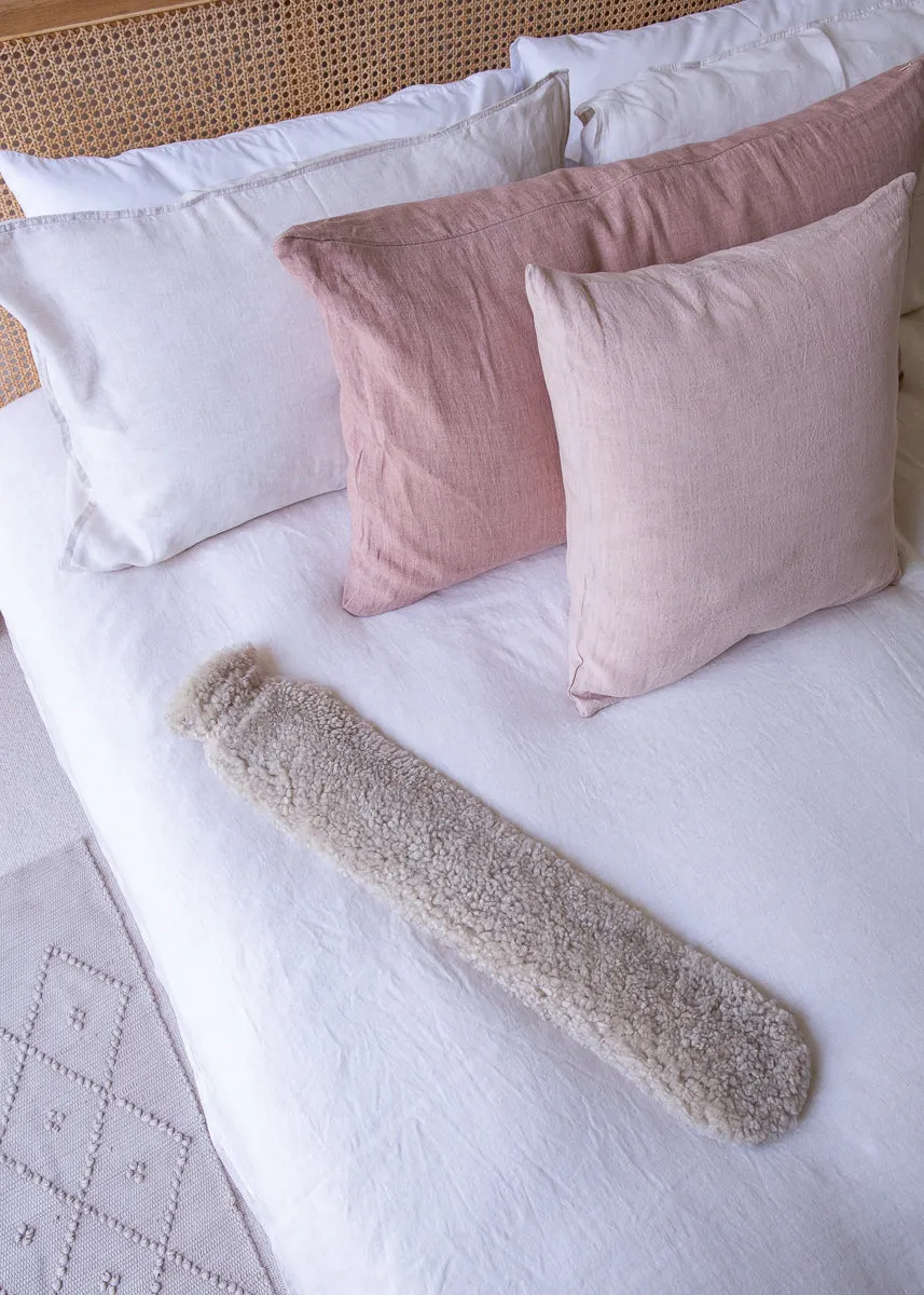Long Sheepskin Hot Water Bottle – Natural Oatmeal