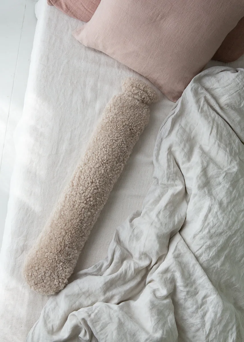 Long Sheepskin Hot Water Bottle – Natural Oatmeal