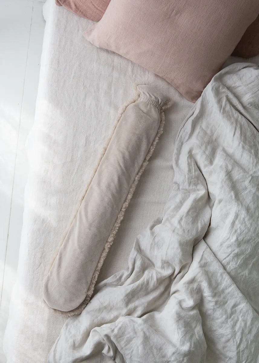 Long Sheepskin Hot Water Bottle – Natural Oatmeal
