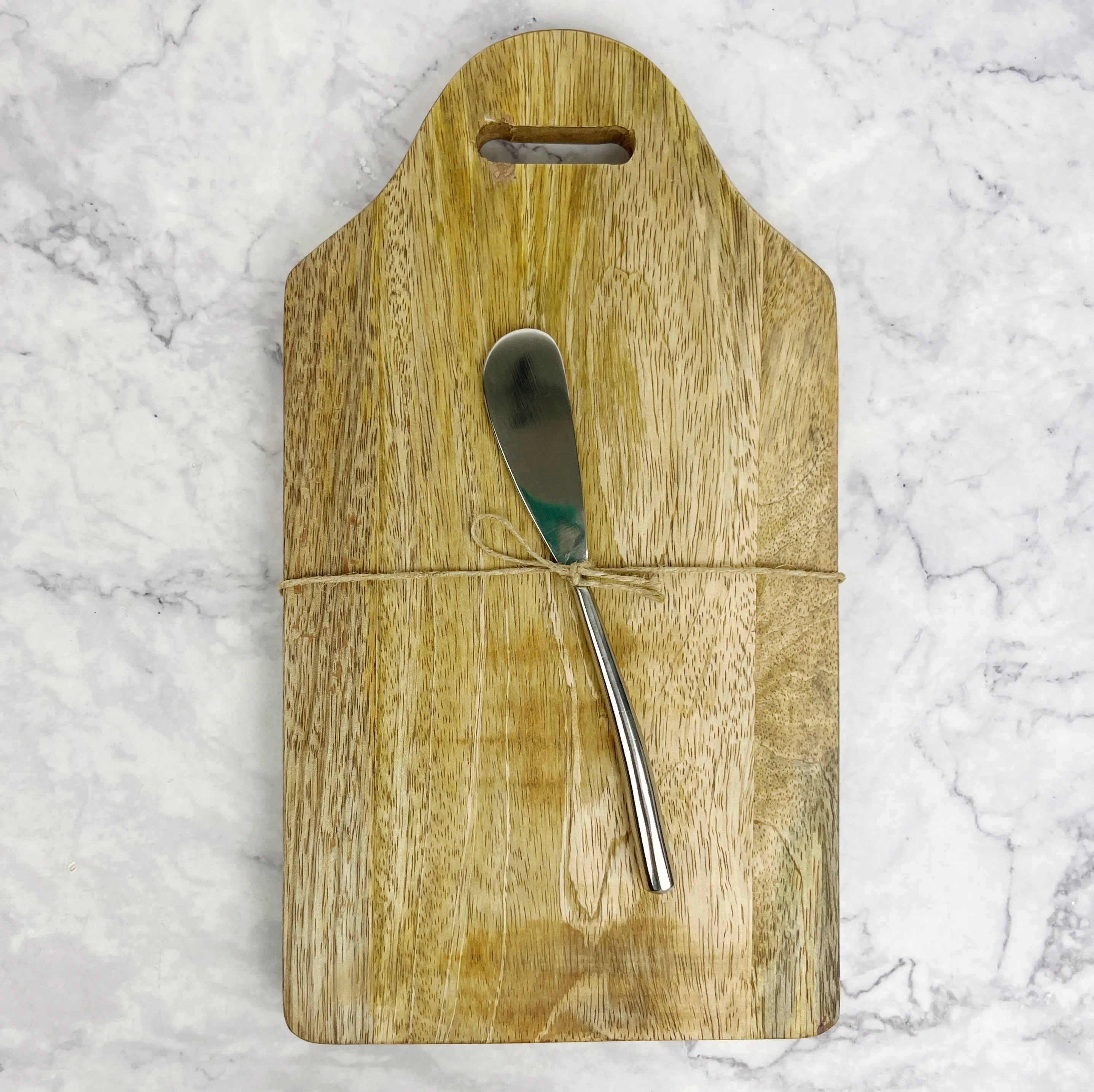 Mango Wood Board with Knife